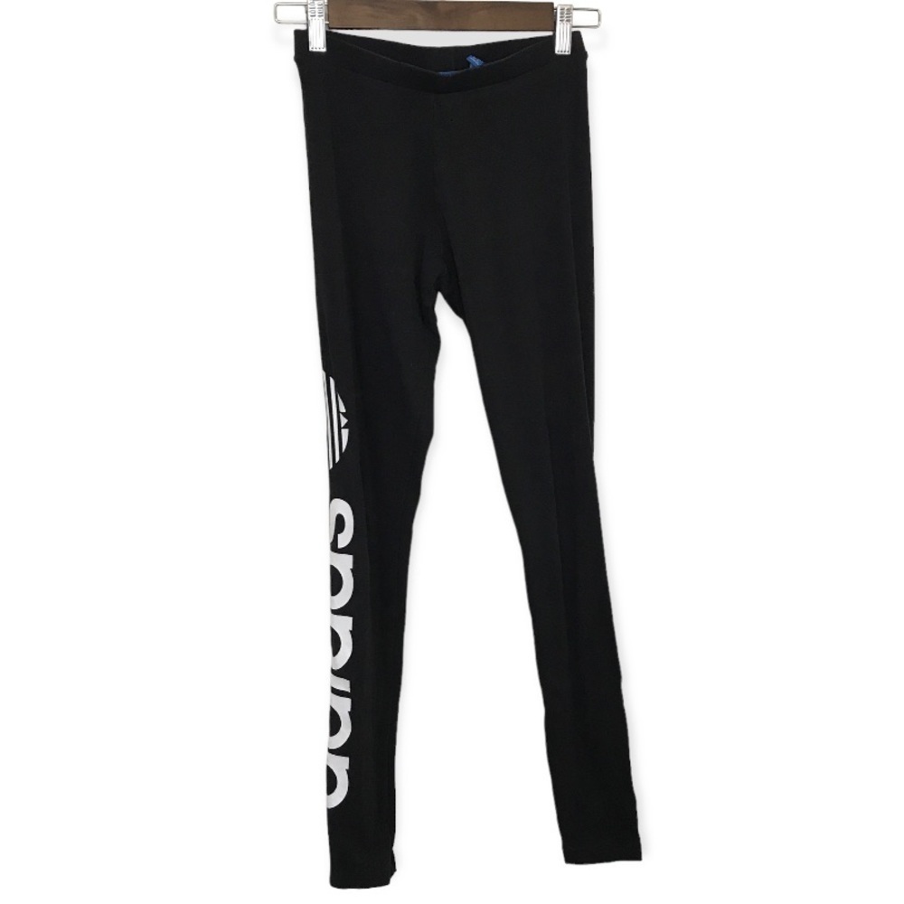 Adidas originals cotton spandex blend black leggings